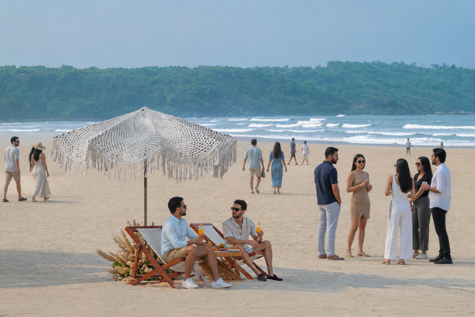 Goa beach networking
